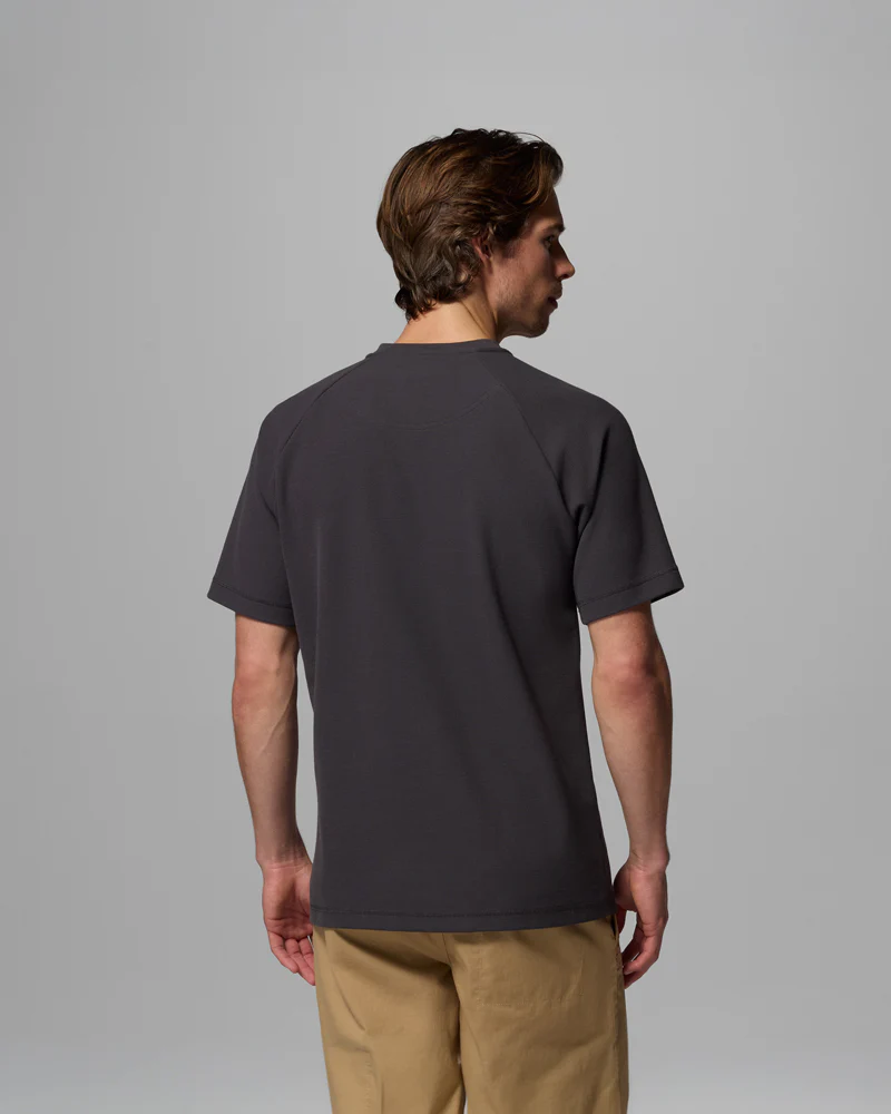 Acker Rock Knit Short Sleeve Shirt M - Image 5