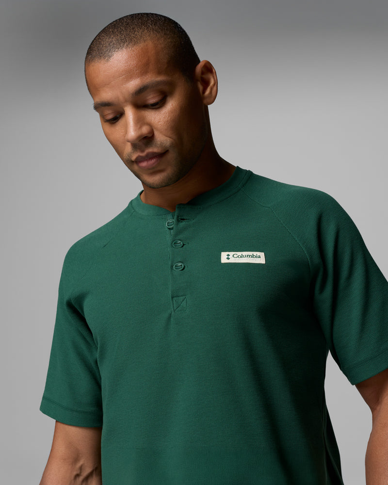 Acker Rock Knit Short Sleeve Shirt M - Image 4