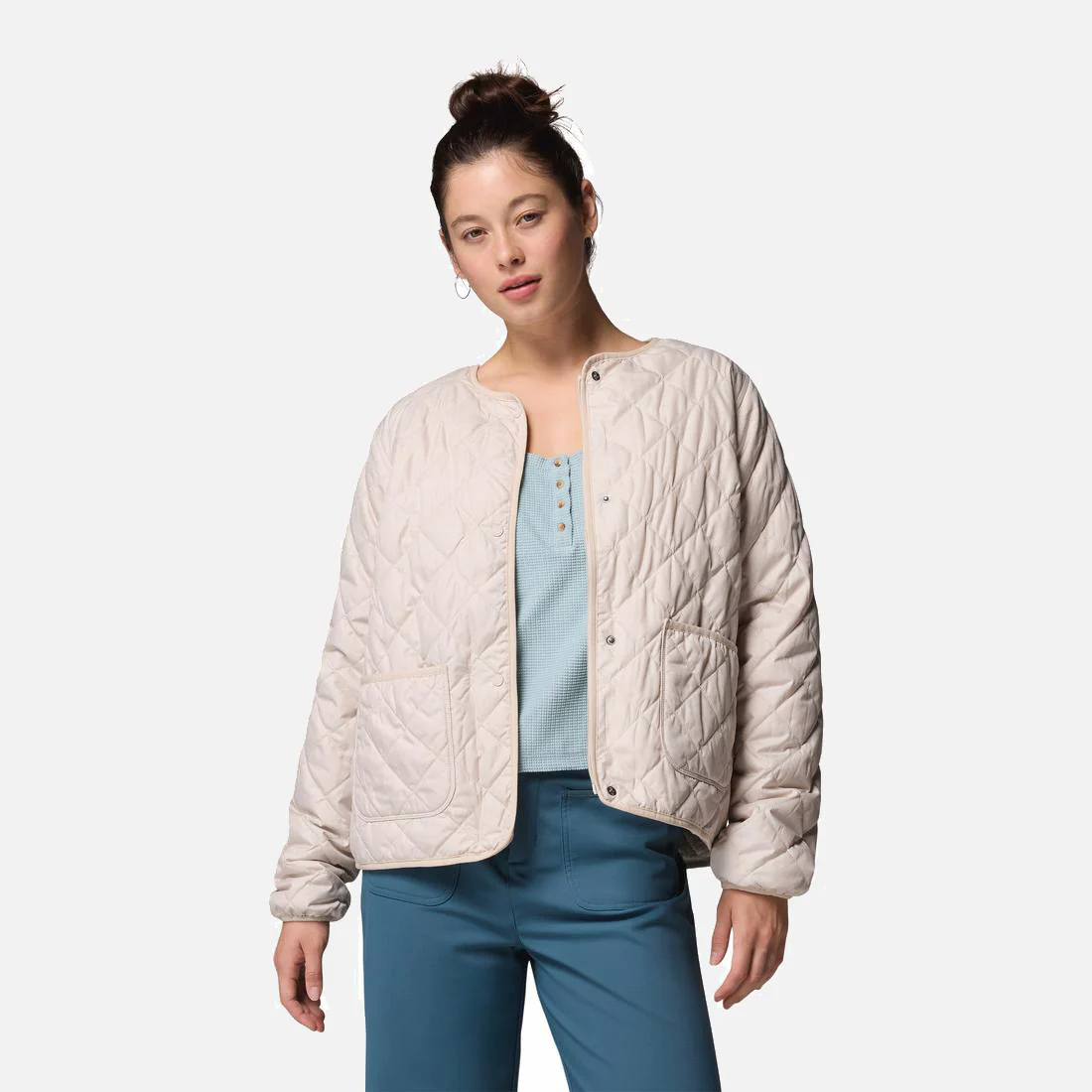 Copper Crest Collarless Jacket - Image 4