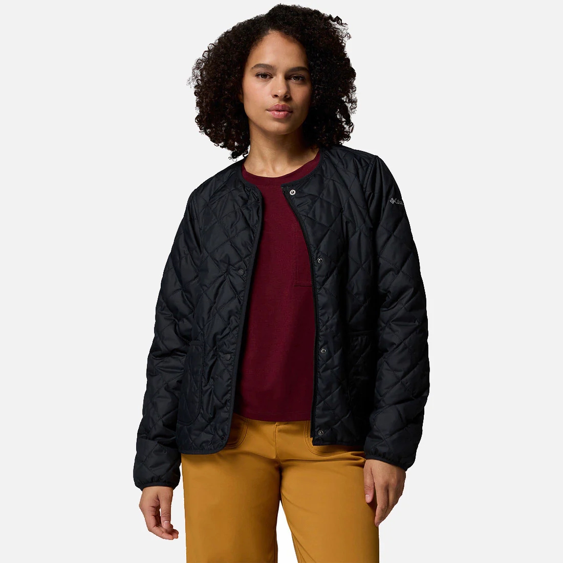 Copper Crest Collarless Jacket - Image 3