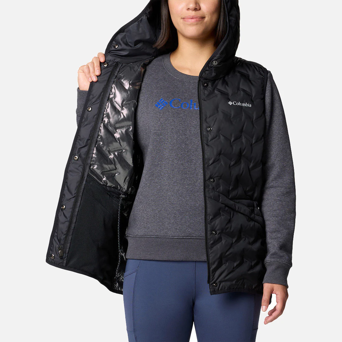 Delta Ridge II Down Hooded Vest - Image 5