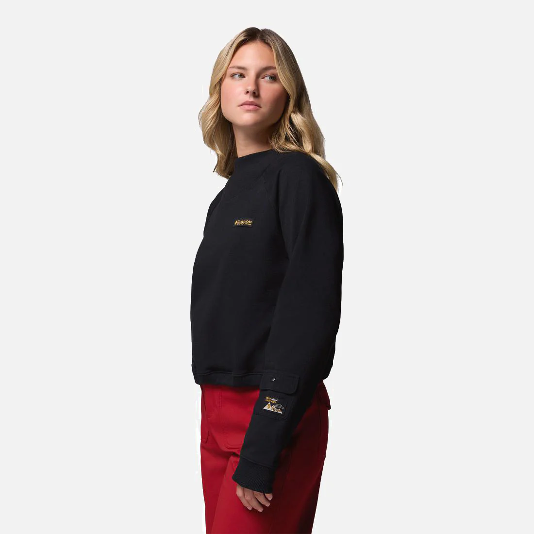 High Cascades Crop French Terry Long Sleeve Shirt - Image 2