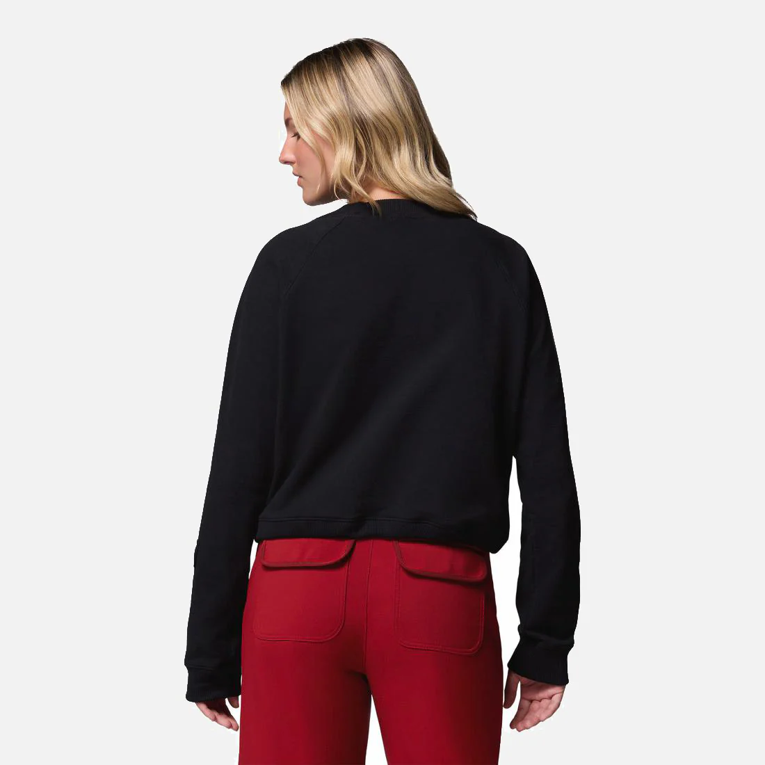 High Cascades Crop French Terry Long Sleeve Shirt - Image 4