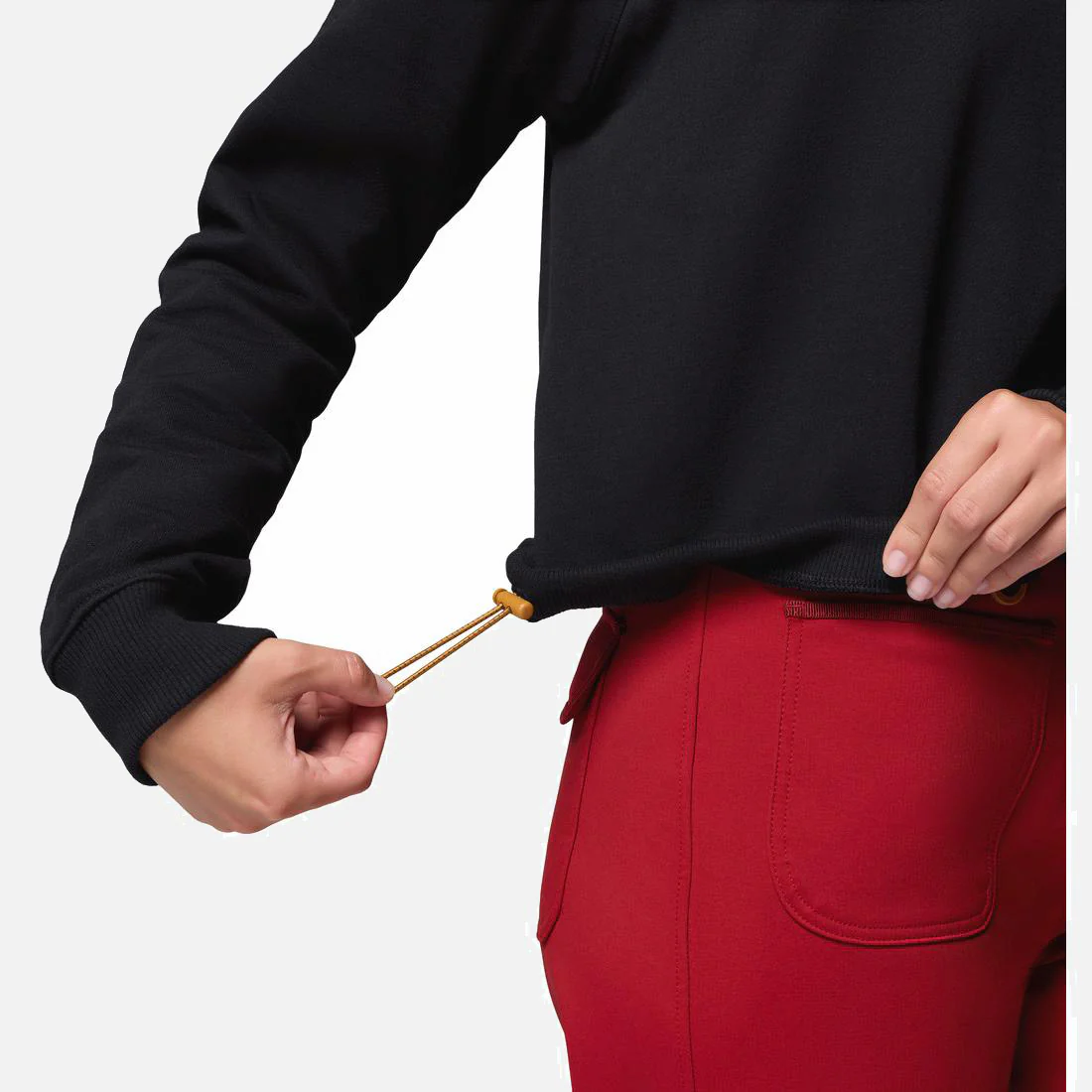 High Cascades Crop French Terry Long Sleeve Shirt - Image 5