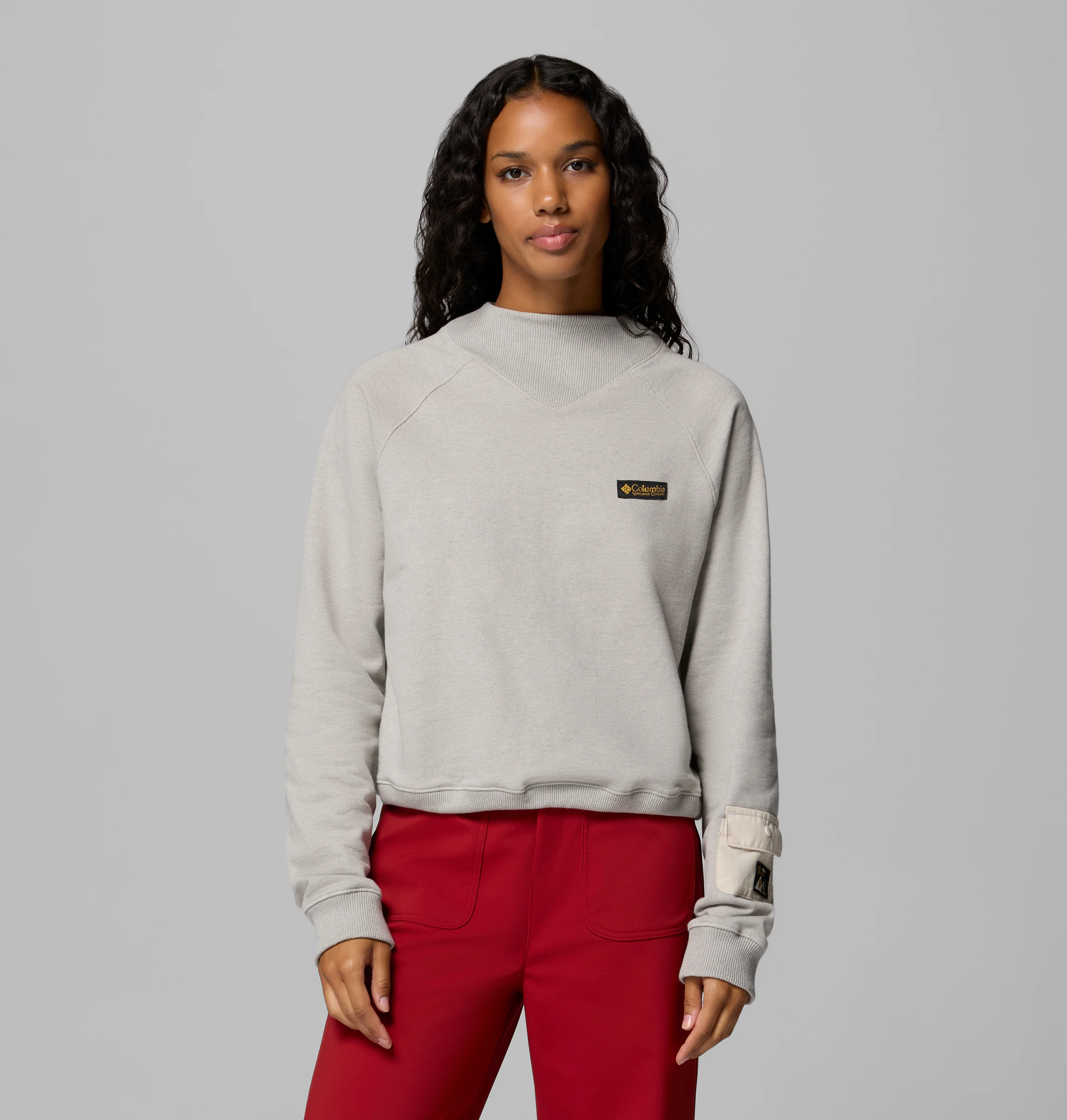 High Cascades Crop French Terry Long Sleeve Shirt