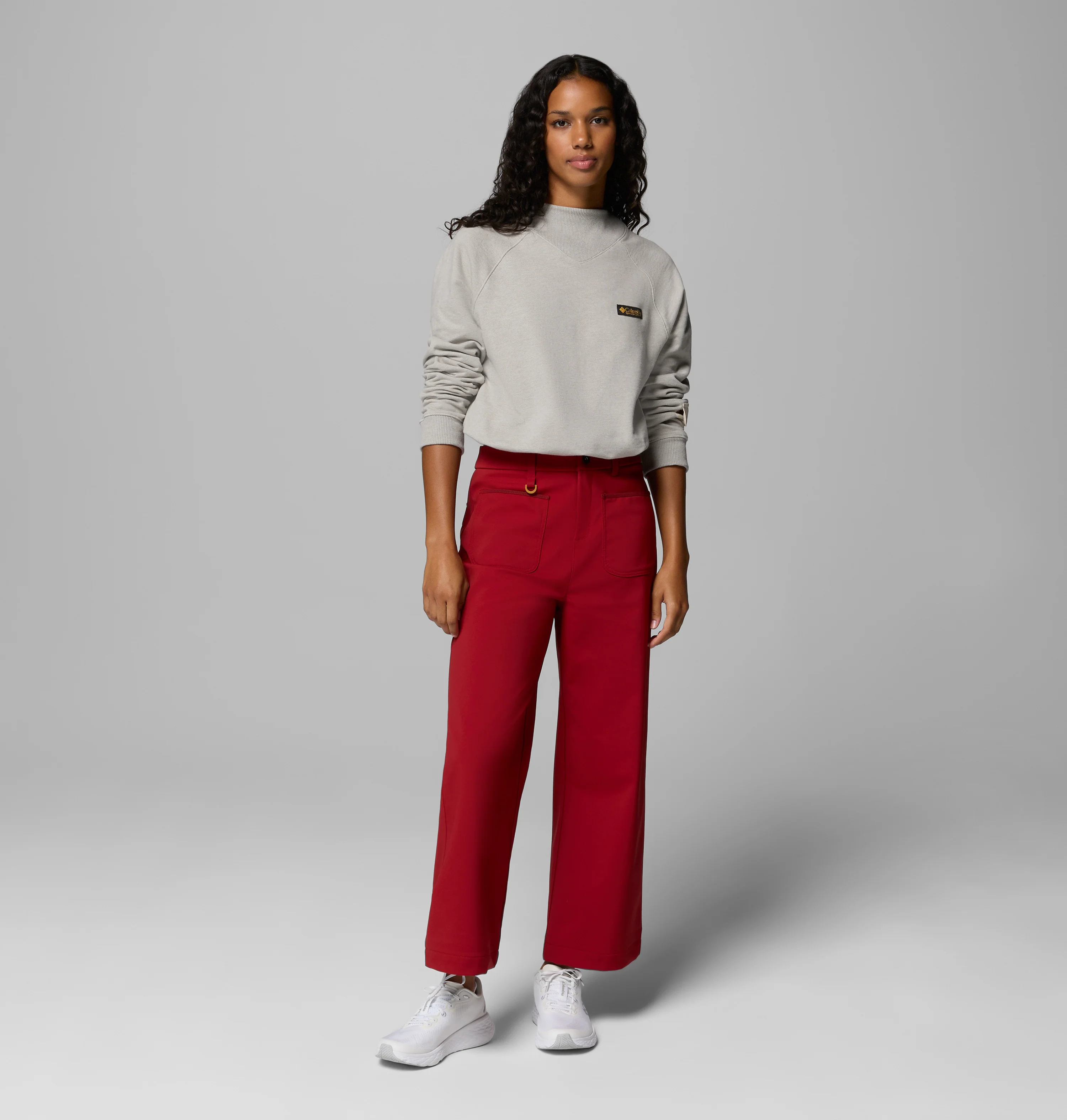 High Cascades Crop French Terry Long Sleeve Shirt - Image 2