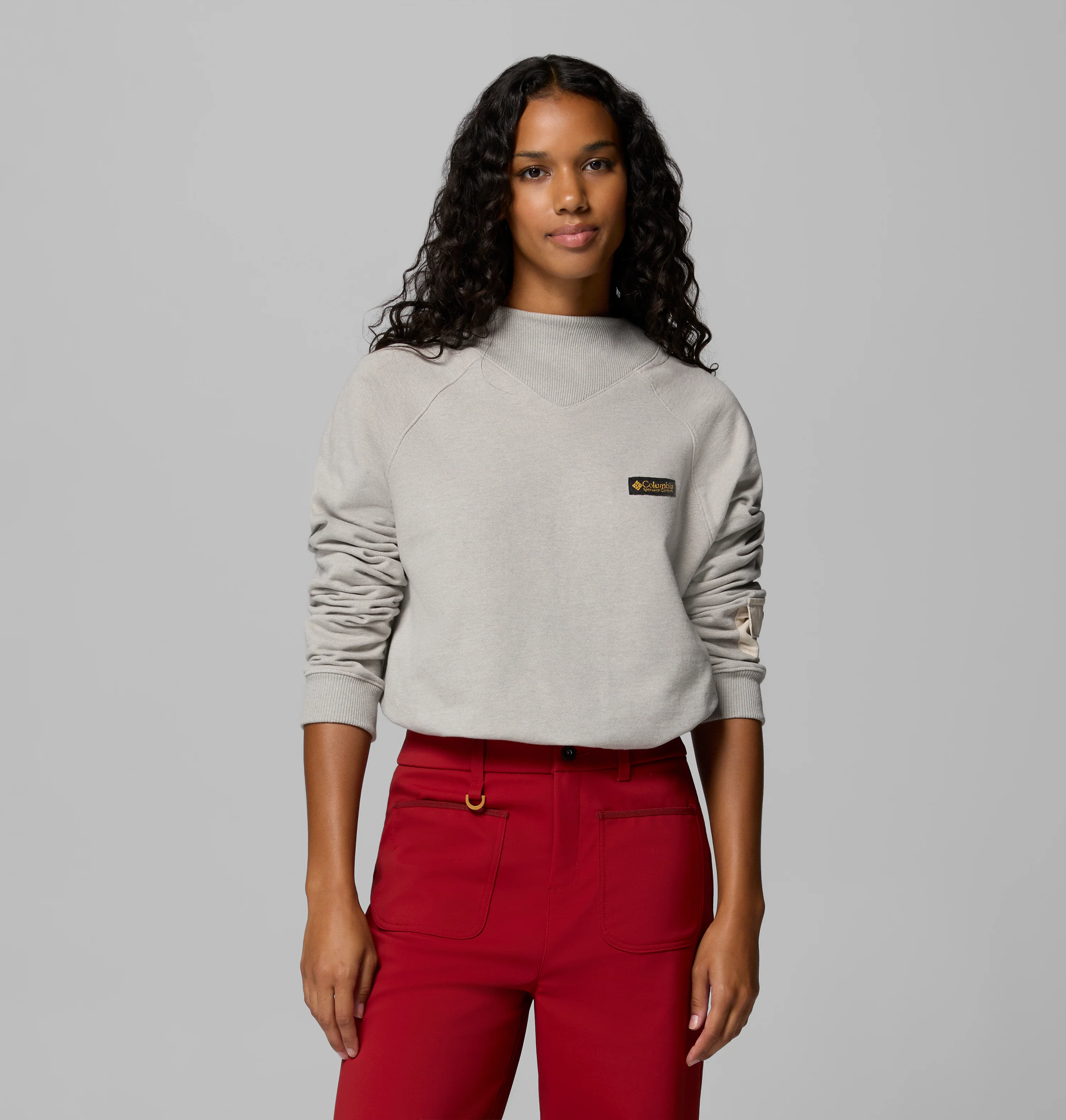 High Cascades Crop French Terry Long Sleeve Shirt - Image 3