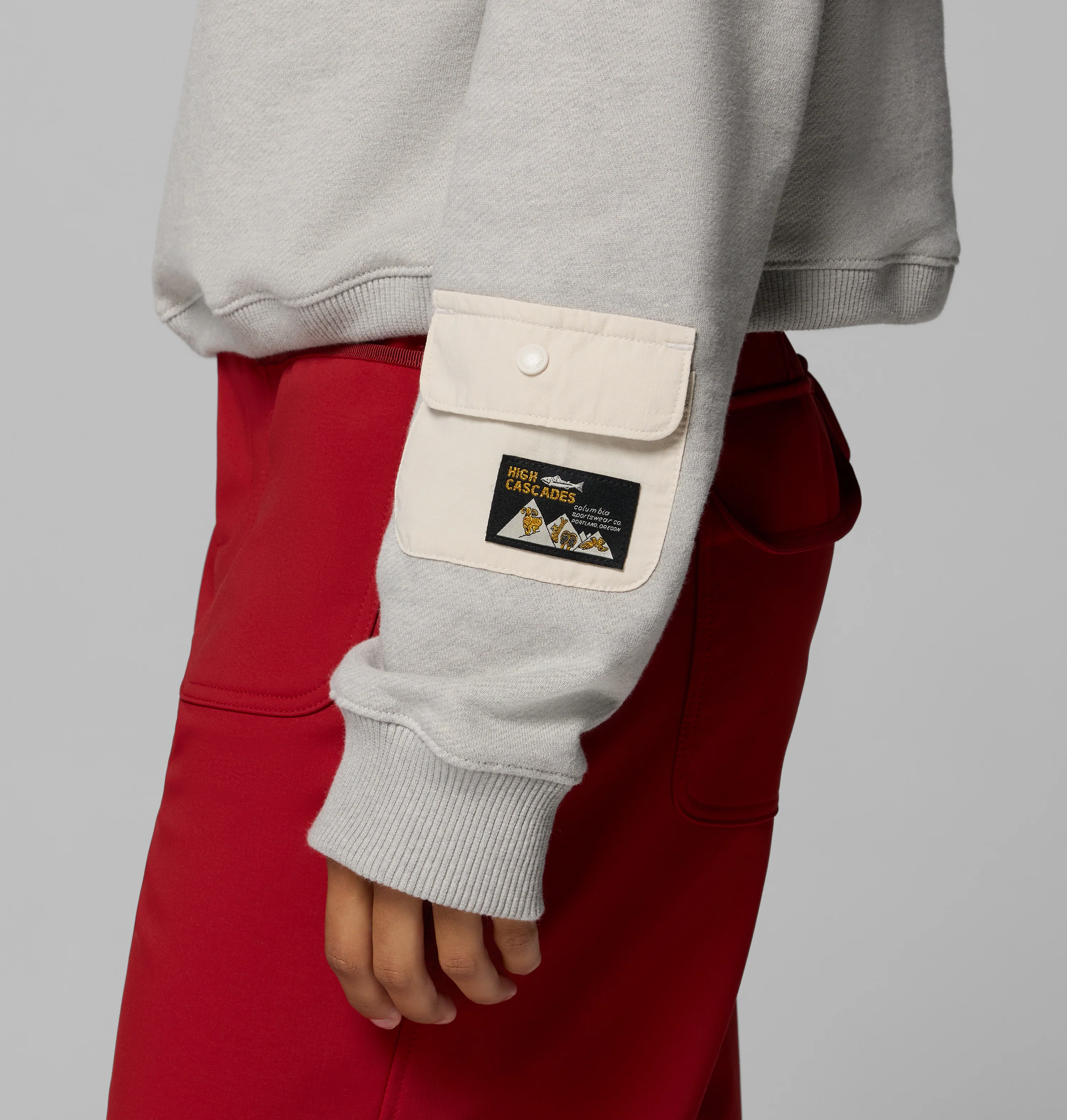High Cascades Crop French Terry Long Sleeve Shirt - Image 5