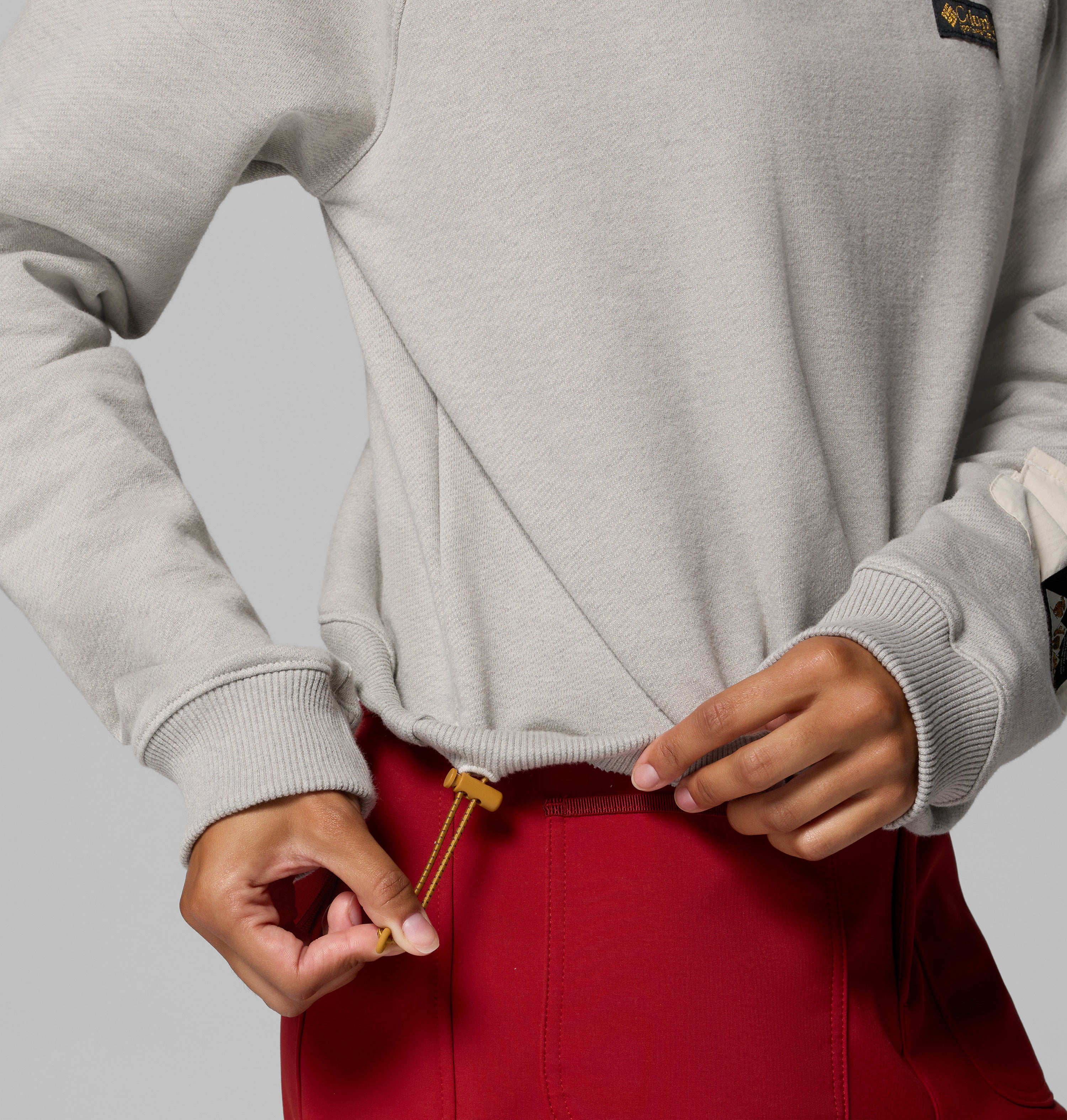 High Cascades Crop French Terry Long Sleeve Shirt - Image 6
