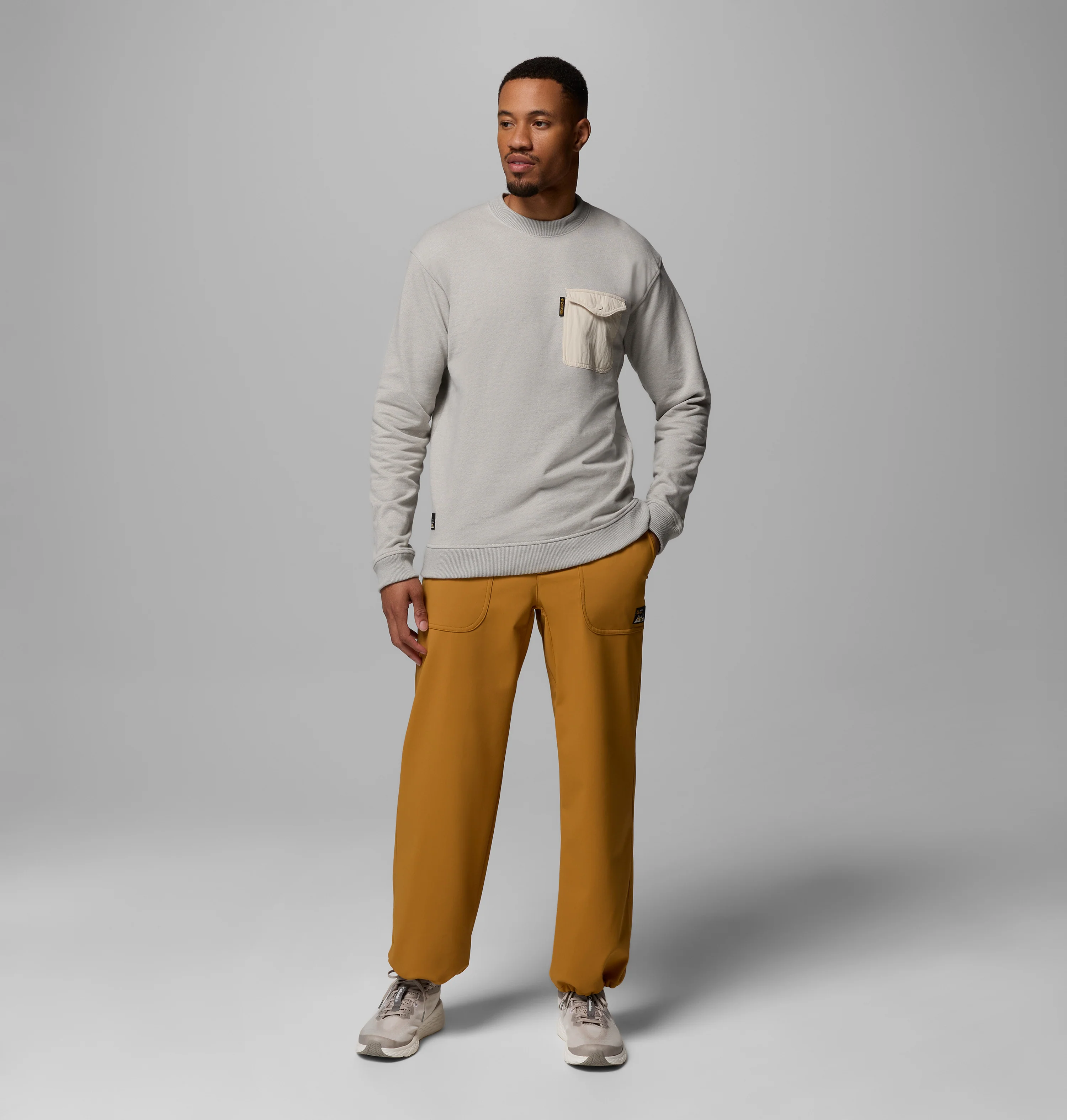 High Cascades Crop French Terry Long Sleeve Shirt - Image 2