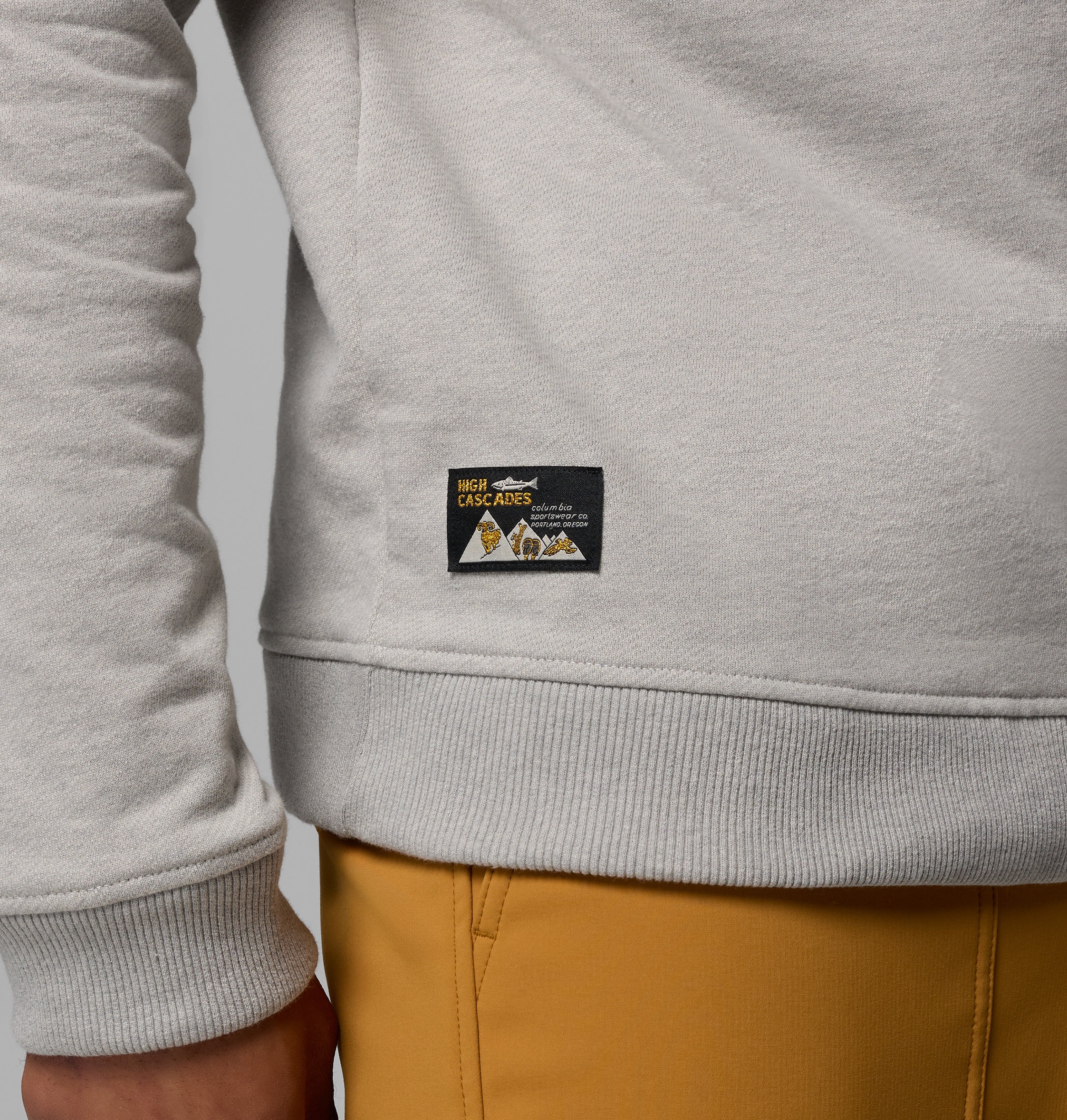 High Cascades Crop French Terry Long Sleeve Shirt - Image 4