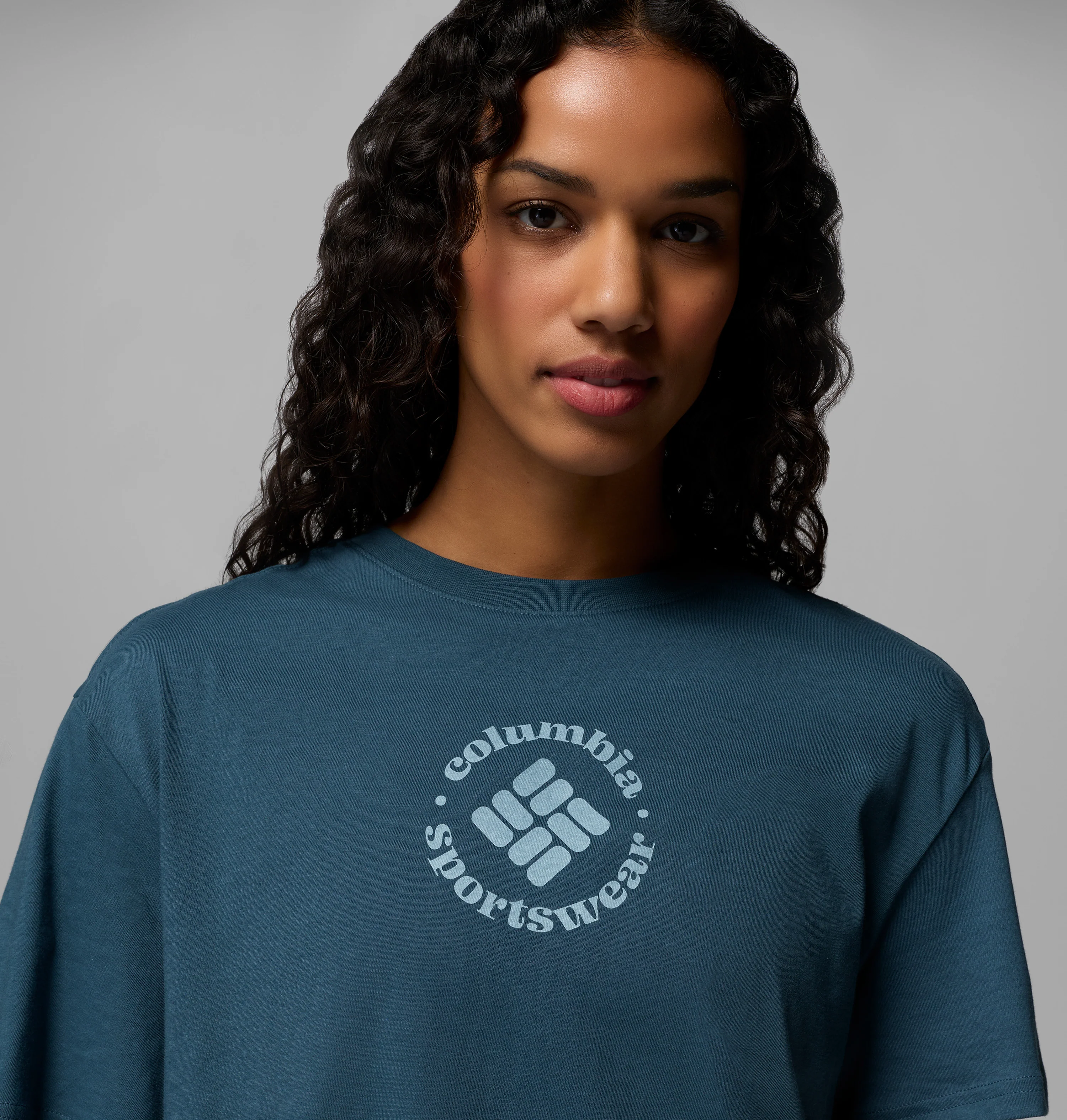 Graphic Relaxed Crop Short Sleeve Shirt - Image 3