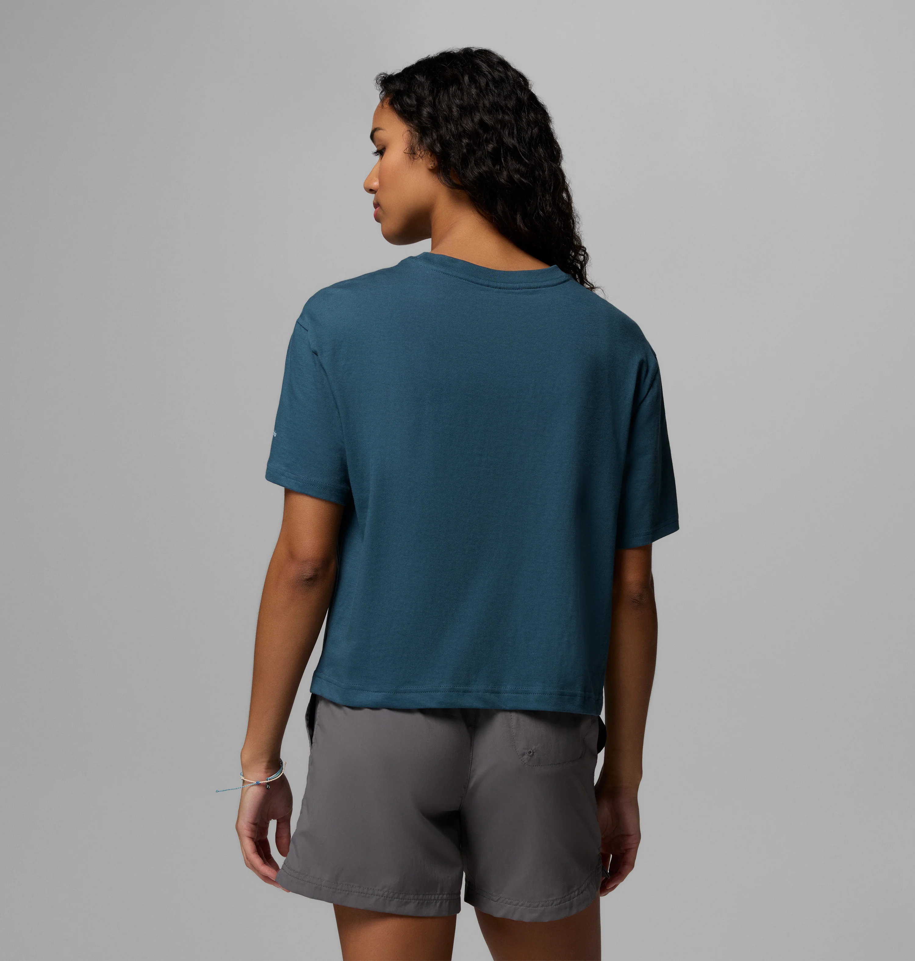 Graphic Relaxed Crop Short Sleeve Shirt - Image 4