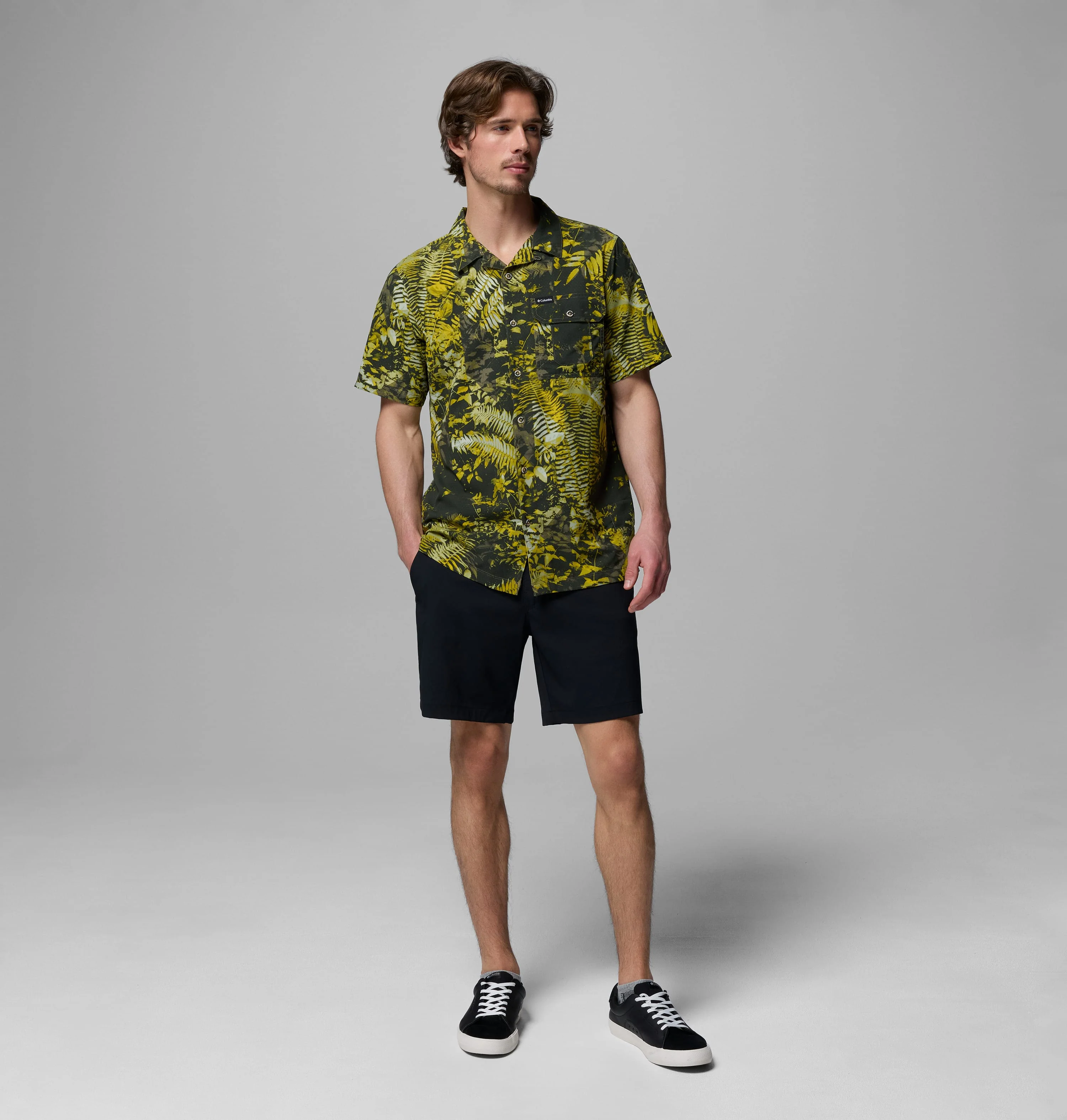 Tech Trail Utility Printed Woven S/S - Image 3